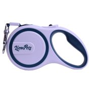 LION PR8805-6 Поводок-рулетка, серо-синий, S, длина 3 м