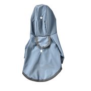 PET-IT Дождевик со светоотражающими полосами для собак, темно-синий, L, 45 см