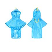 PET-IT Дождевик для собак «Акула», синий, XS, 20 см