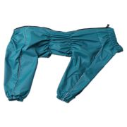 LION SLM-2123 Дождевик для собак на девочку, бирюзовый, 4, спинка 71, шея 46-68, грудь 58-86 см