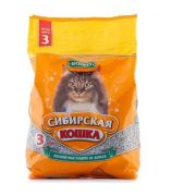 СИБИРСКАЯ КОШКА Наполнитель впитывающий Бюджет 3 л