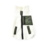 PET-IT Куртка для собак шерпа, белая, XS, 20 см