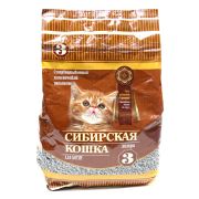 СИБИРСКАЯ КОШКА Наполнитель впитывающий для котят Супер 3 л