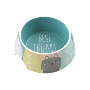 TARHONG Миска для животных «Best Friends» голубая 590 мл