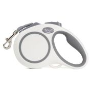 TRIOL Поводок-рулетка для собак Urban M, 5м до 25кг, лента, белый