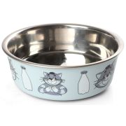 TRIOL Миска металлическая на резинке, Союзмультфильм, Простоквашино «Матроскин», 0,25 л