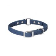 PET-IT Ошейник водонепроницаемый для собак с пряжкой и кольцом L 43-58 см, ширина 25 мм, синий