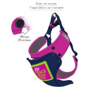 JOYSER Мягкая шлейка для собак S, розовая