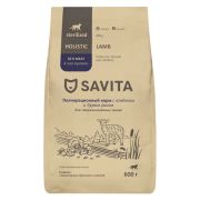 SAVITA Сухой корм для стерилизованных кошек с ягненком и бурым рисом 0,6 кг