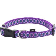 TRIOL Ошейник нейлоновый «Сирень» S, фиолетовый, 15*270-370мм