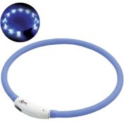 TRIOL Ошейник светодиодный «Шнурок» М,синий ,10*600мм