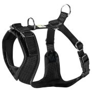 HUNTER Шлейка для собак Manoa S (38-47 см) нейлон сетчатый текстиль, черный