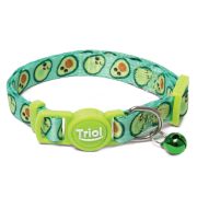 TRIOL Ошейник нейлоновый Авокадо XS,10*210-330 мм