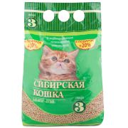 СИБИРСКАЯ КОШКА Наполнитель древесный для котят 3 л