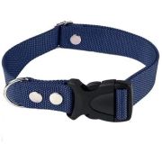 RICH BREED Ошейник нейлон с фиксатором, синий, XL, 40-65 см