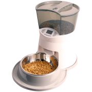 SUPERDESIGN Автокормушка, белый-серый 2,5 л 26*34*26 см