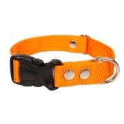 RICH BREED Ошейник нейлон с фиксатором, оранжевый, XL, 40-65 см