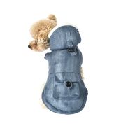 PET-IT Куртка джинсовая для собак, синяя, М, 30 см