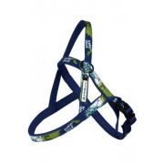 PAPILLON Шлейка нейлоновая «Рок-н-ролл» X-Large 25 мм*70-80 см, синий