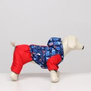 МОХНАТЫЕ УШКИ Комбинезон на меху Лыжник S для собак ОГ-32, ДС-24