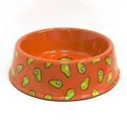 TARHONG Миска для животных коралловая, Avoсado, 22,8*6 см, 0,95 л