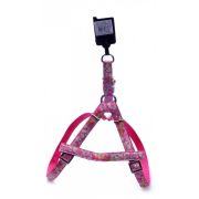 PAPILLON Шлейка с рисунком М 15 мм*35-60 см, розовый