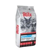 BLITZ Cухой корм для стерилизованных кошек, с курицей 10 кг