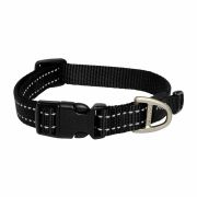 ROGZ Ошейник серии «Utility» XL с системой безопасности, 25 мм*42-66 см, черный