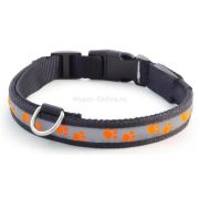 TRIOL Night City Ошейник cветодиодный оранжевый M