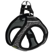 HUNTER Шлейка для собак Hilo Soft Comfort 58-65 см, сетчатый текстиль, серая