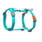 TRIOL Шлейка анатомическая из биотана «Лазурный апельсин», S, голубая, 15*400-550 мм