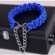 Ошейник строгий (синий) 30-40 см