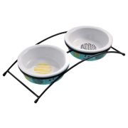 TRIOL Миска керамическая на подставке «Глазурь» 2*0,12 л