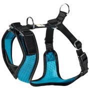 HUNTER Шлейка для собак Manoa M нейлон/сетчатый текстиль (44-55 см, голубой)