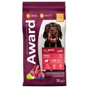 AWARD Сухой корм для собак всех пород с ягненком, индейкой и яблоком 12 кг