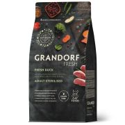 GRANDORF Fresh Сухой корм для взрослых стерилизованных кошек с уткой и бататом 2 кг