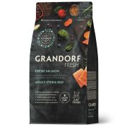 GRANDORF Fresh Сухой корм для взрослых стерилизованных кошек с лососем и бататом 2 кг