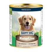HAPPY DOG Natur Line Консервы для собак с чувствительным пищеварением с телятиной и овощами 0,97 кг