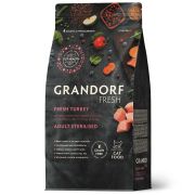 GRANDORF Fresh Сухой корм для взрослых стерилизованных кошек с индейкой и бататом 0,4 кг
