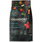GRANDORF Fresh Сухой корм для взрослых стерилизованных кошек с ягненком и бататом 2 кг
