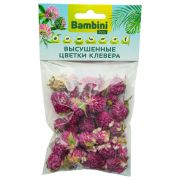 BAMBINI PETS Лакомство для грызунов и кроликов, высушенные цветы клевера 0,01 кг