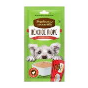 ДЕРЕВЕНСКИЕ ЛАКОМСТВА Нежное пюре для собак из мяса утки 4*0,01 кг