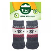 TRIOL Носки для собак «Снежинка», размер L