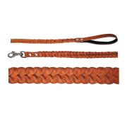 GAMMA Поводок кожаный Коса, 14*1100 мм