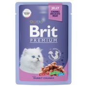 BRIT Premium Пауч для котят кролик желе 0,085 кг
