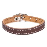 GAMMA Ошейник двойной кожаный 12*270 мм