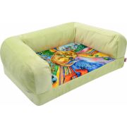 ЗООЭКСПРЕСС Лежанка-диван со съемным чехлом 54*38*13 см