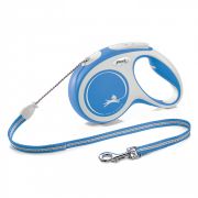 FLEXI New Comfort M Рулетка (5 м лента, до 25 кг, бело-синяя)