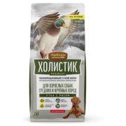 ДЕРЕВЕНСКИЕ ЛАКОМСТВА Холистик Сухой корм для собак средних и крупных пород с уткой и рисом 2 кг