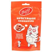 TITBIT Хрустящие подушечки Biff для кошек с паштетом из телятины 60г*25